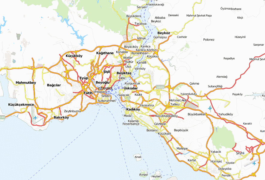 Istanbul Karte / Gratis Istanbul Stadtplan Mit Sehenswurdigkeiten Zum
