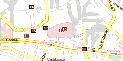 Stadtplan Großer Basar