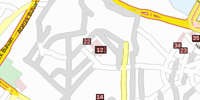 Stadtplan Süleymaniye-Moschee